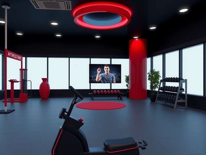 Virtual Gym Interface in Avakin Fitness Center Avakin Fitness Center Virtual Gym Interface